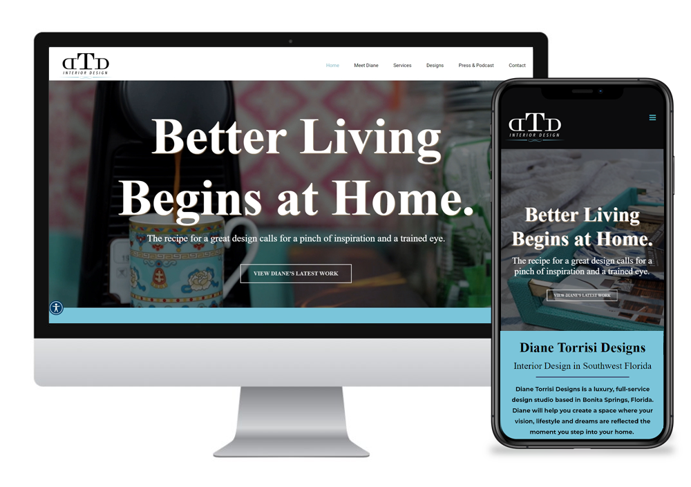 Diane Torrisi Designs website design