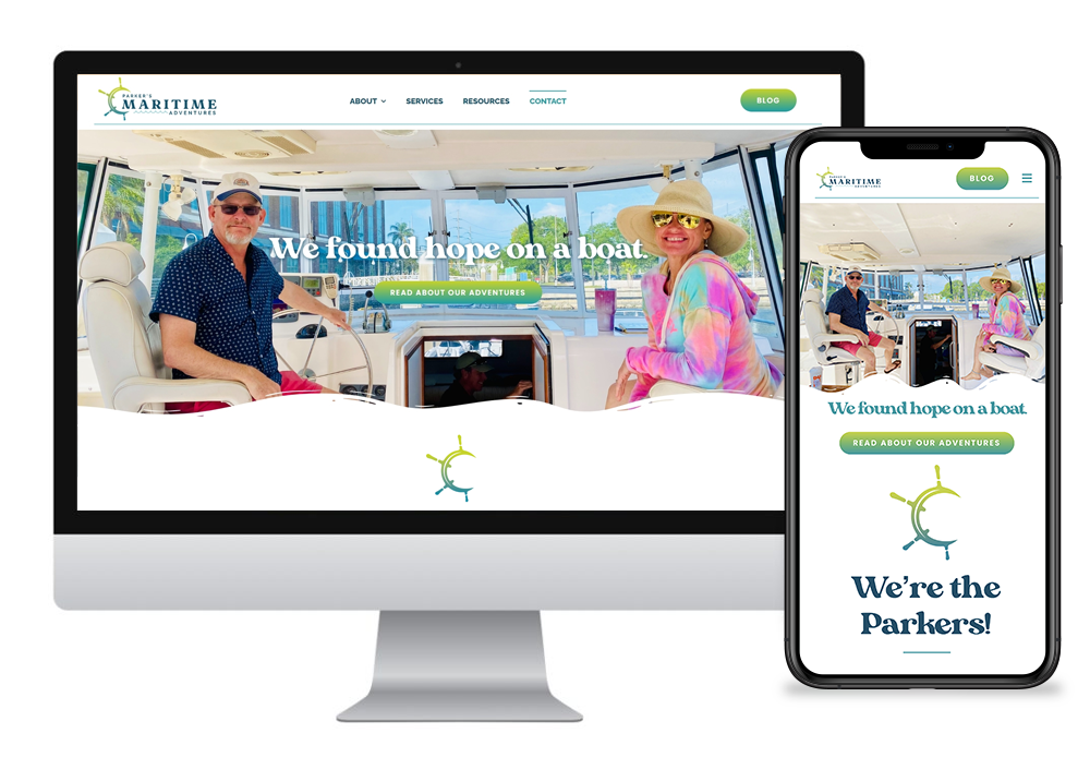 Parker's Maritime Adventures website